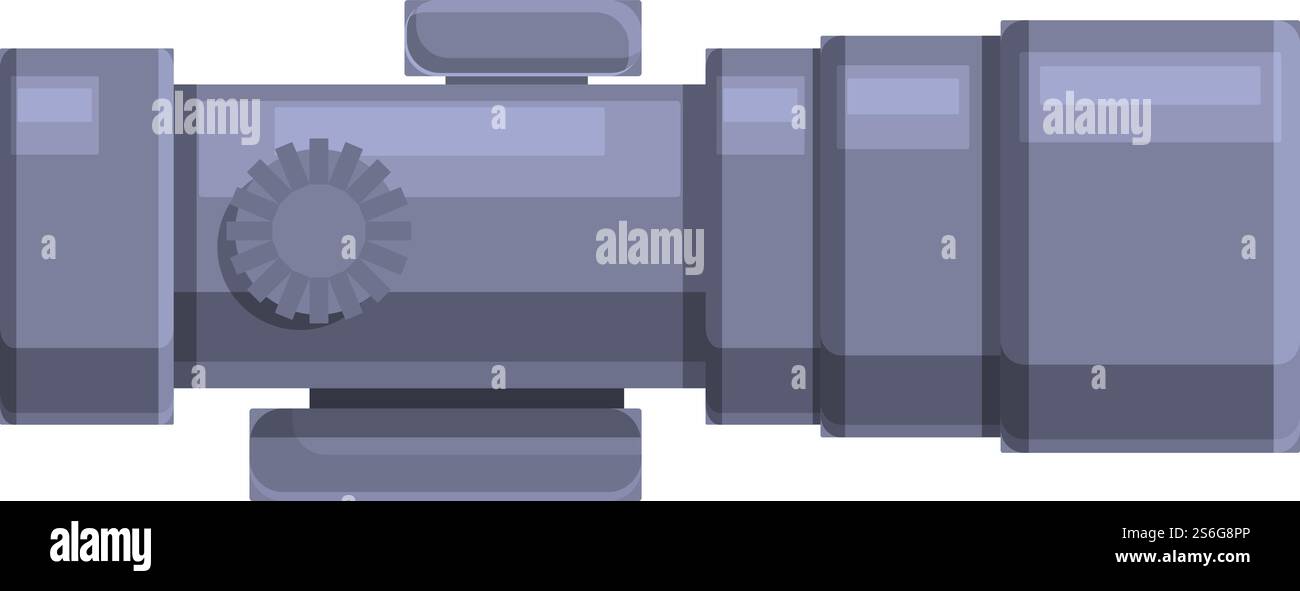 Icona ambito reticolo. Cartone animato dell'icona vettoriale reticolo per il web design isolato su sfondo bianco. Icona dell'oscilloscopio reticolo, stile cartone animato Illustrazione Vettoriale