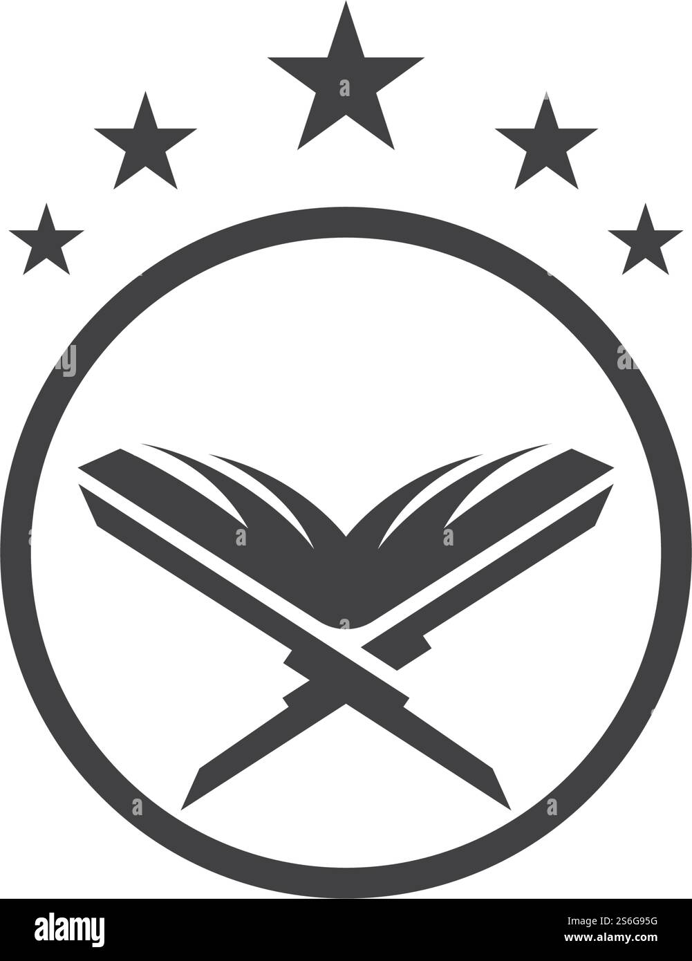 Logo islamico e simbolo disegno vettoriale Illustrazione Vettoriale