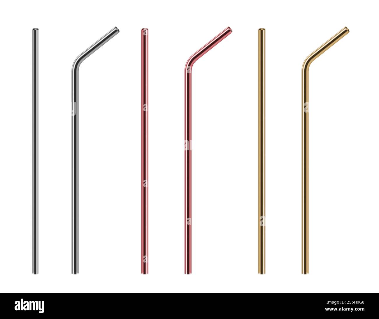 Cannucce metalliche. Cannuccia in acciaio riutilizzabile, barre in acciaio inox. Tubo ecologico realistico isolato per diversi set di vettori di bevande. Tubo in acciaio riutilizzabile in paglia metallica per l'illustrazione di bevande alcoliche. Cannucce metalliche. Cannuccia in acciaio riutilizzabile, barre in acciaio inox. Tubo ecologico realistico isolato per diversi set di vettori di bevande Illustrazione Vettoriale Cannucce metalliche. Cannuccia in acciaio riutilizzabile, barre in acciaio inox. Tubo ecologico realistico isolato per diversi set di vettori di bevande. Tubo in acciaio riutilizzabile in paglia metallica per l'illustrazione di bevande alcoliche. Cannucce metalliche. Cannuccia in acciaio riutilizzabile, barre in acciaio inox. Tubo ecologico realistico isolato per diversi set di vettori di bevande Illustrazione Vettoriale