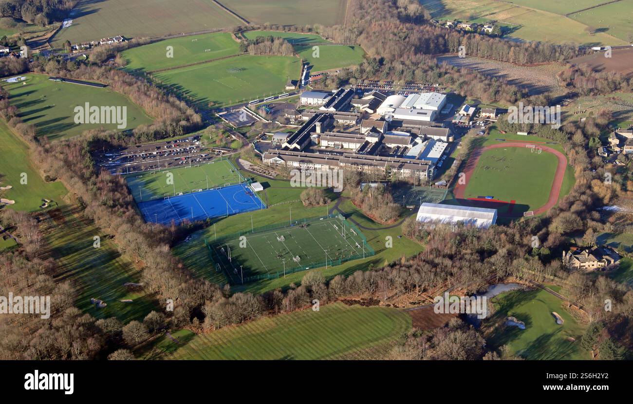 Veduta aerea della Grammar School di Leeds (ripresa nel 2025) Foto Stock
