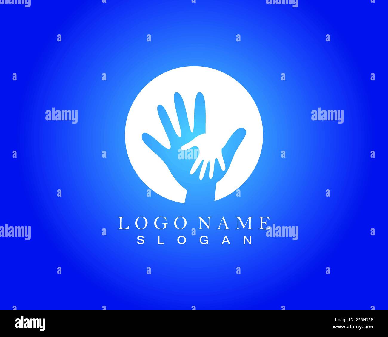 Handshake Teamwork Hands Logo Vector Illustrazione Vettoriale