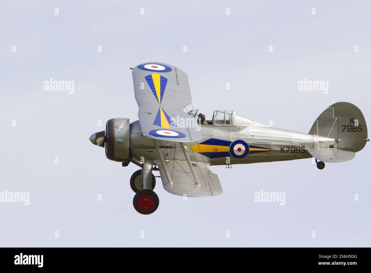 Aereo Gloster Gladiator in volo Foto Stock
