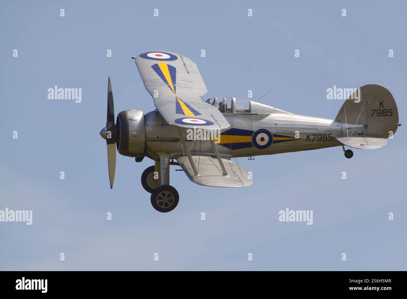 Aereo Gloster Gladiator in volo Foto Stock