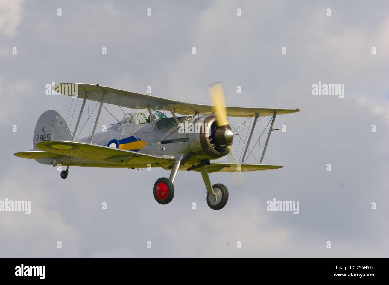 Aereo Gloster Gladiator in volo Foto Stock