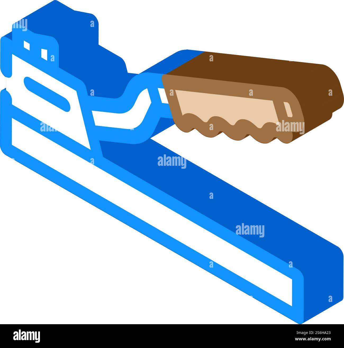 vettore icona isometrica del freno a mano. cartello auto freno a mano. illustrazione del simbolo isolato. illustrazione vettoriale dell'icona isometrica del freno a mano Illustrazione Vettoriale
