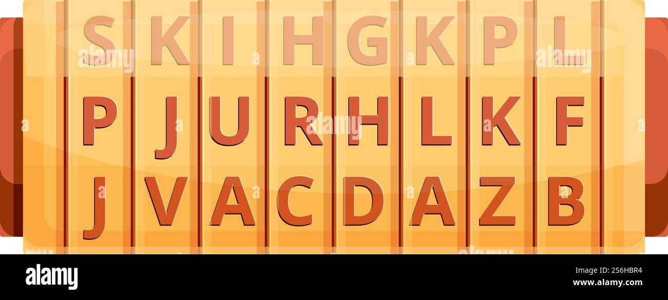 Icona rotolo di codifica. Cartone animato dell'icona del vettore di bobina di codifica per la progettazione Web isolato su sfondo bianco. Icona rotolo di codifica, stile cartone animato Illustrazione Vettoriale