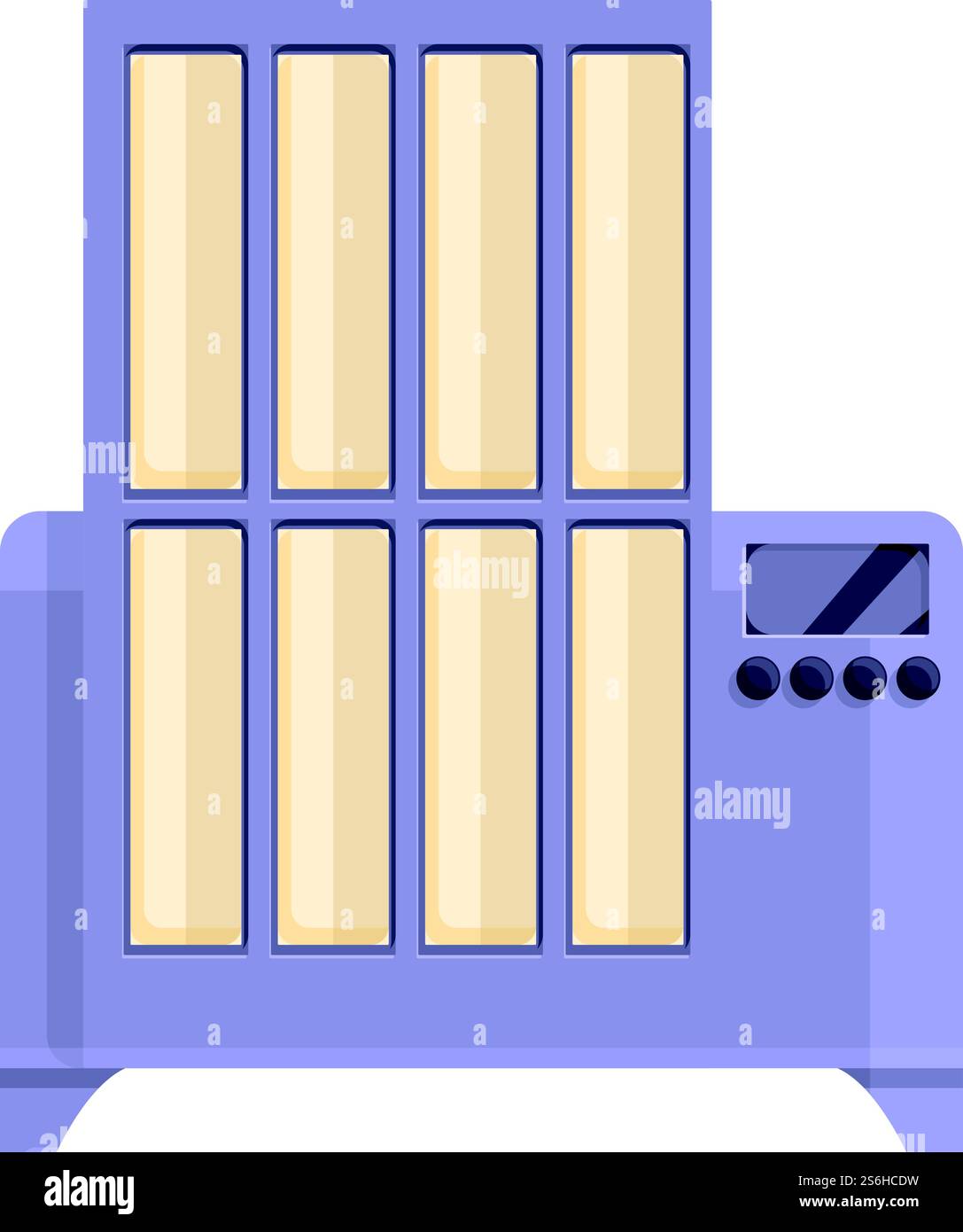 Icona tessile per la produzione di filetti. Cartone animato dell'icona del vettore tessile di produzione del filo per il web design isolato su sfondo bianco. Icona tessile per la produzione di fili, stile cartone animato Illustrazione Vettoriale