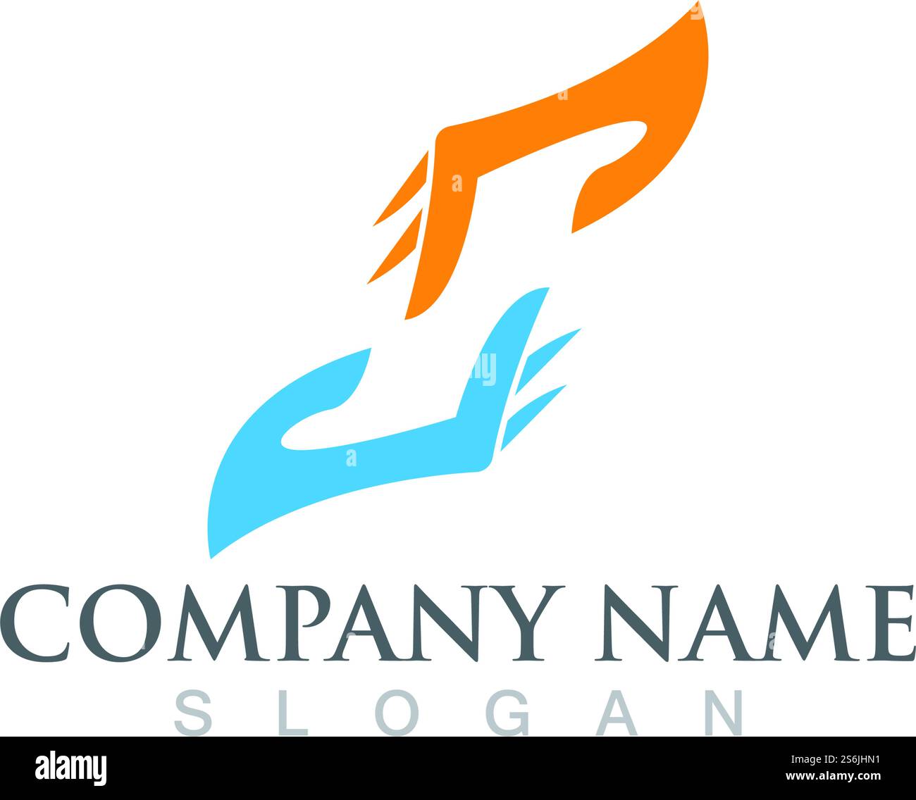 Vettoriale - logo stilizzato a mano Illustrazione Vettoriale