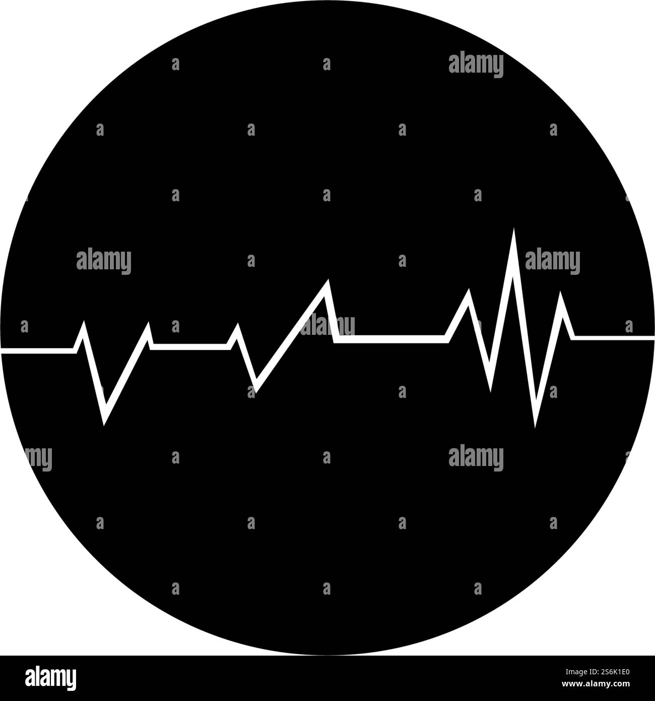 Disegno di arte salute medico heartbeat modello di vettore di impulso Illustrazione Vettoriale