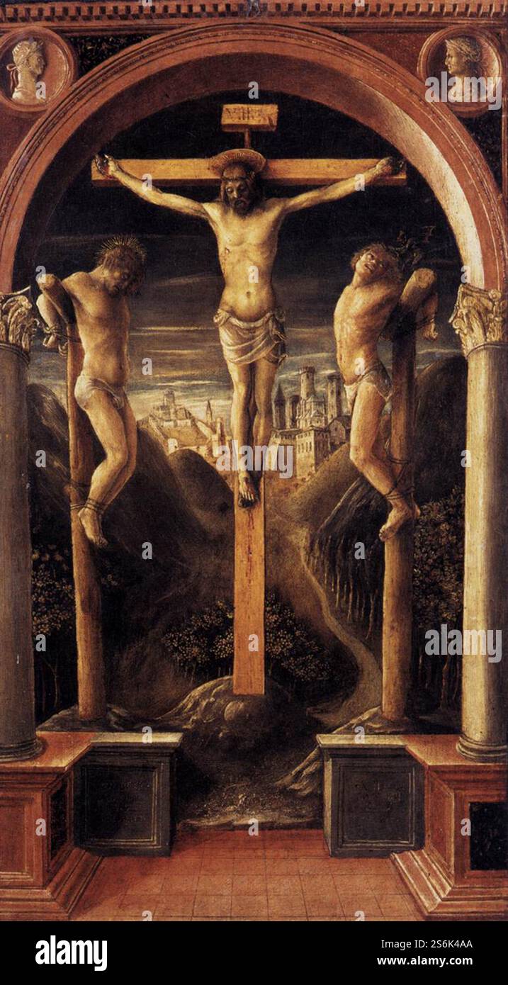 Crocifissione di Vincenzo Foppa Foto Stock
