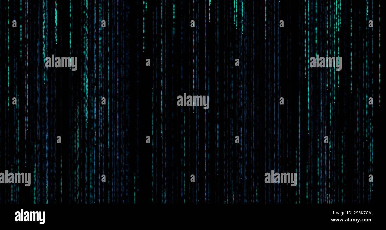 Immagine di tracce di luce in movimento su sfondo nero Foto Stock