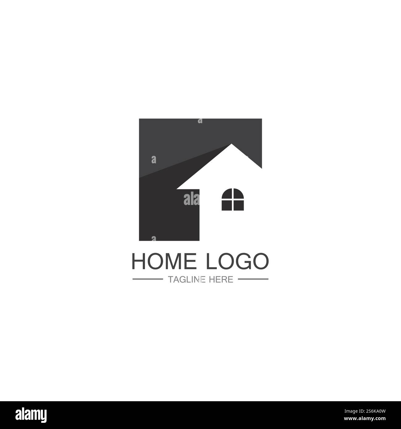 Casa e casa logo design vettore, logo , architettura e edificio, design property , Stay at home estate Business logo, Construction Graphic, icon home logo Illustrazione Vettoriale
