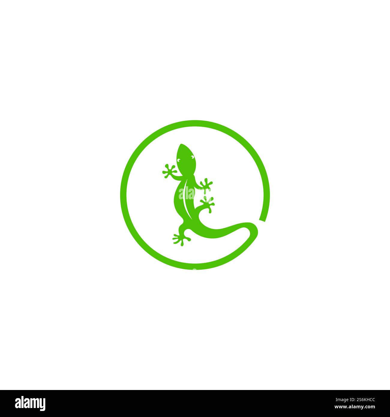 Logo color camaleonte Lizard o disegno vettoriale modello icona Illustrazione Vettoriale