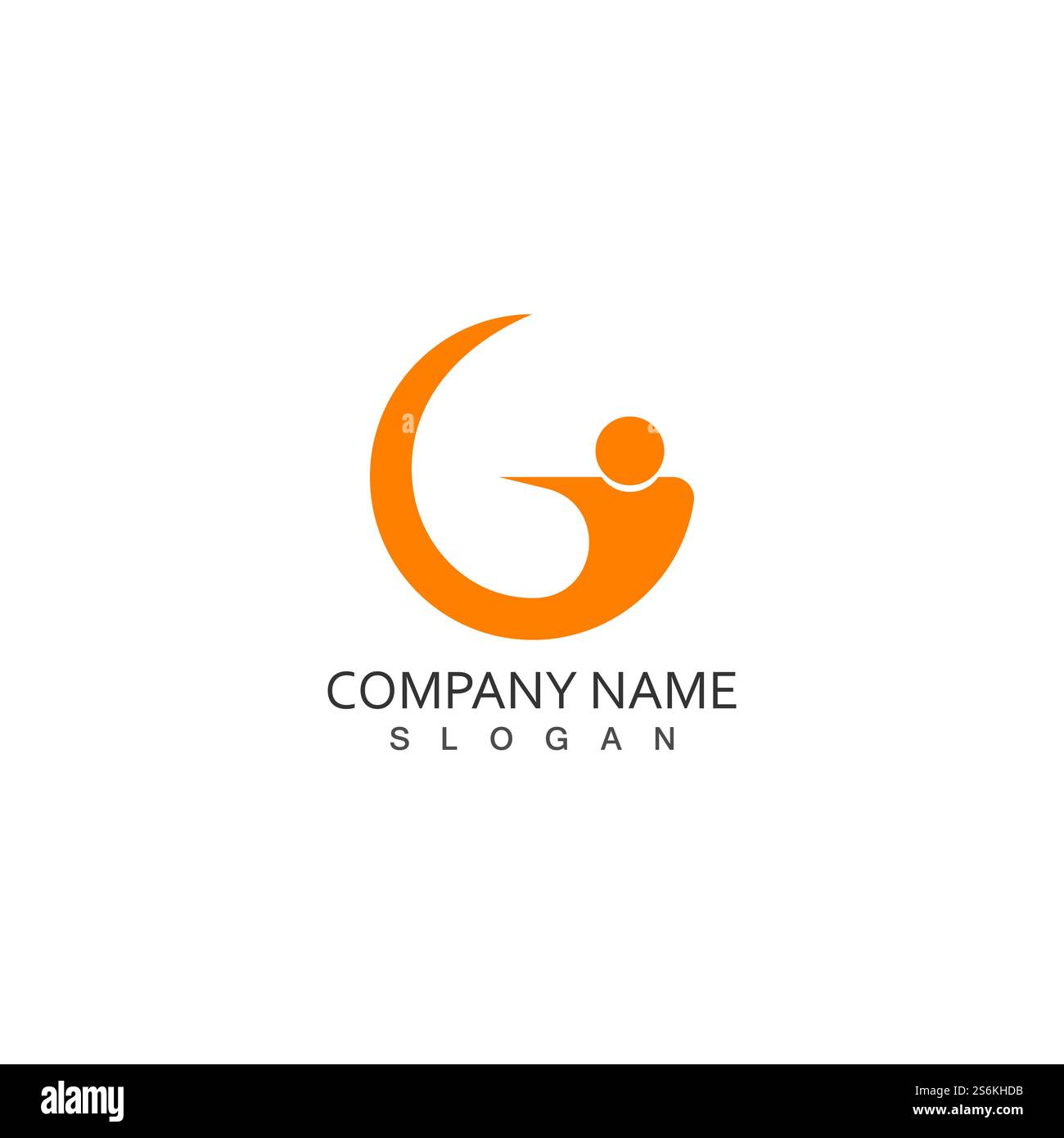 Lettera G illustrazione vettoriale Logo icona del modello di progettazione Illustrazione Vettoriale