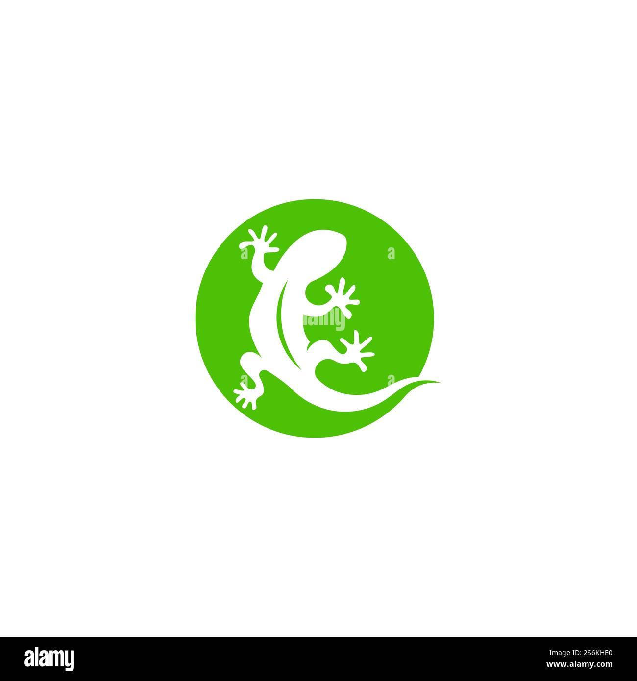 Logo color camaleonte Lizard o disegno vettoriale modello icona Illustrazione Vettoriale