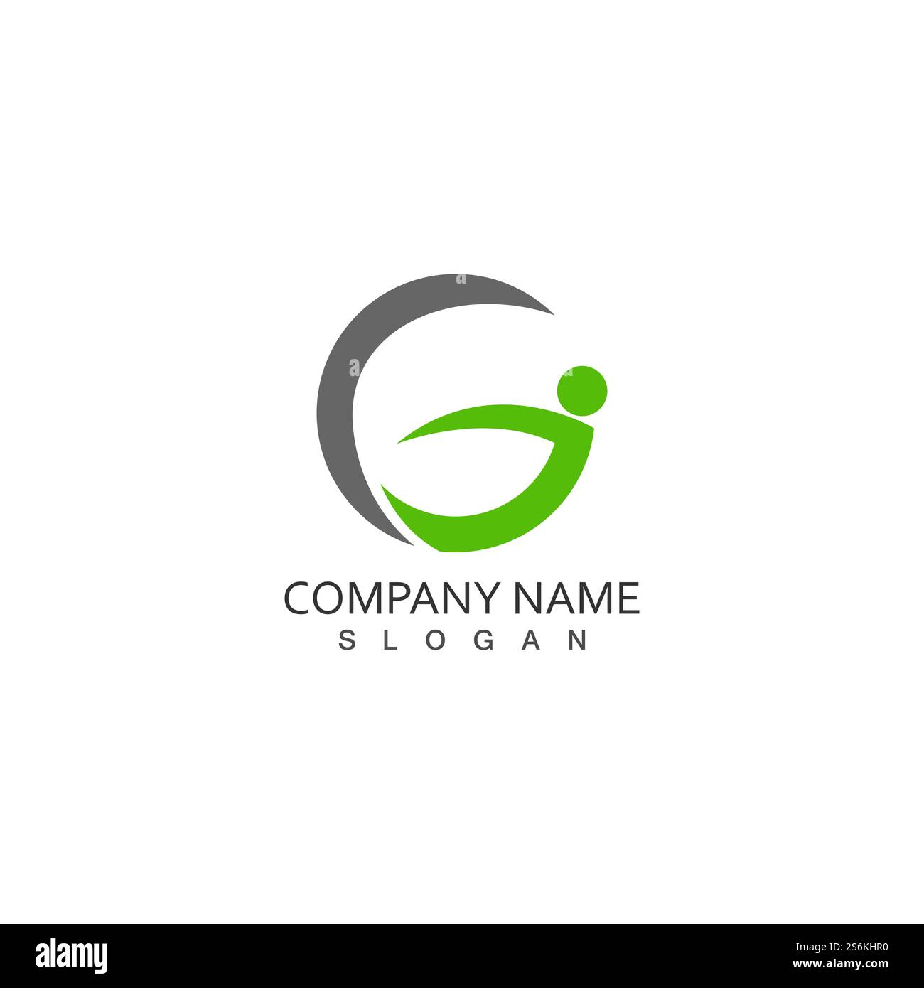 Lettera G illustrazione vettoriale Logo icona del modello di progettazione Illustrazione Vettoriale