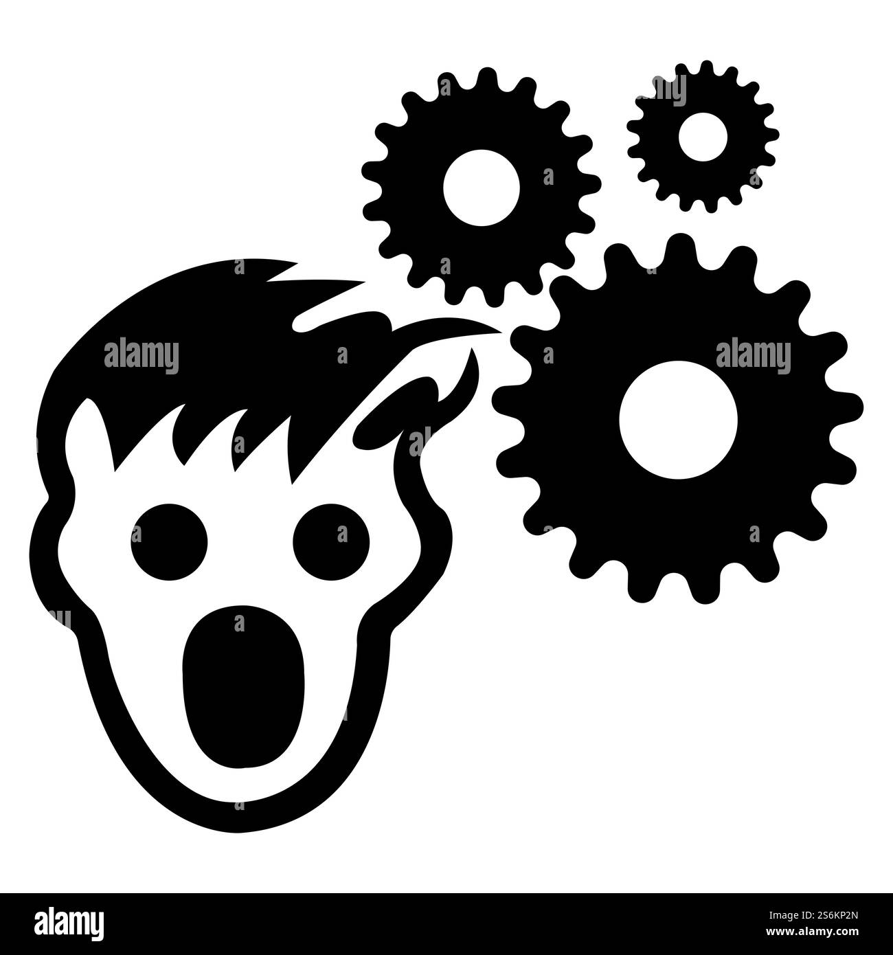 PPE Icon.Wear simbolo Hairnet segno isolare su sfondo bianco,illustrazione vettoriale EPS.10 Illustrazione Vettoriale