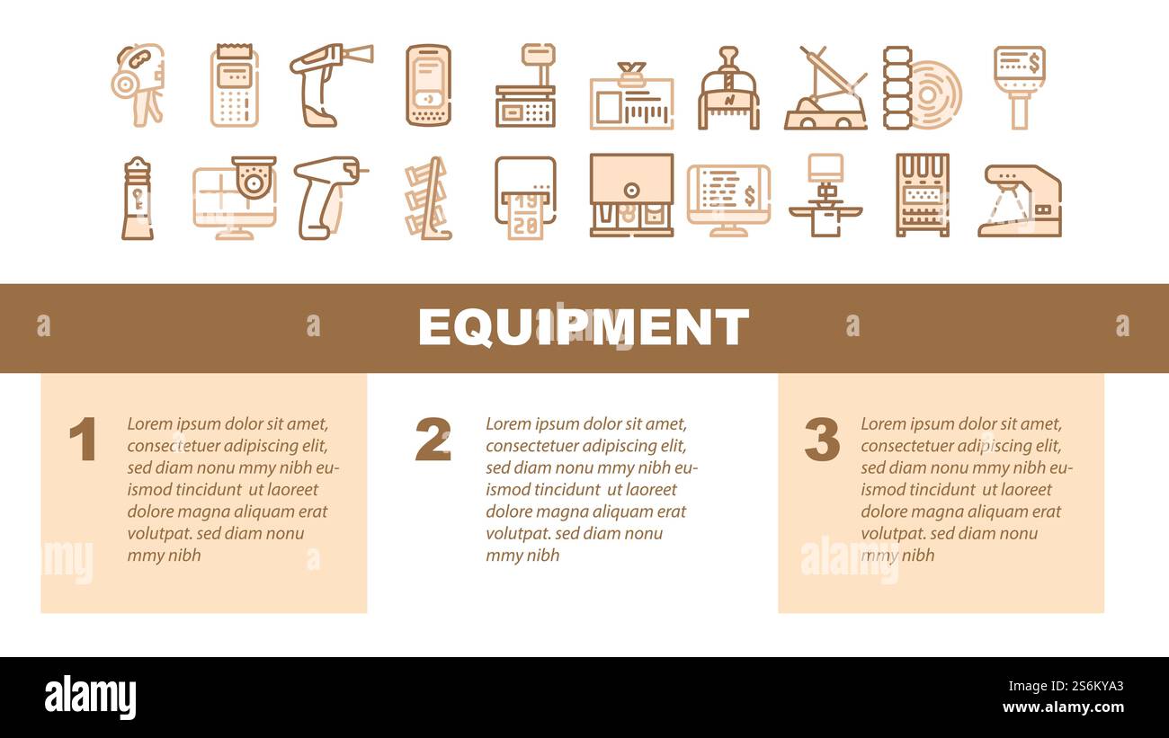 Vettore modello banner intestazione pagina Web di destinazione acquisto self-service. Illustrazione di cassa robot self-service e chiosco fotografico, controllo digitale e terminale per il pagamento. Vettore intestazione di destinazione acquisto self-service Illustrazione Vettoriale