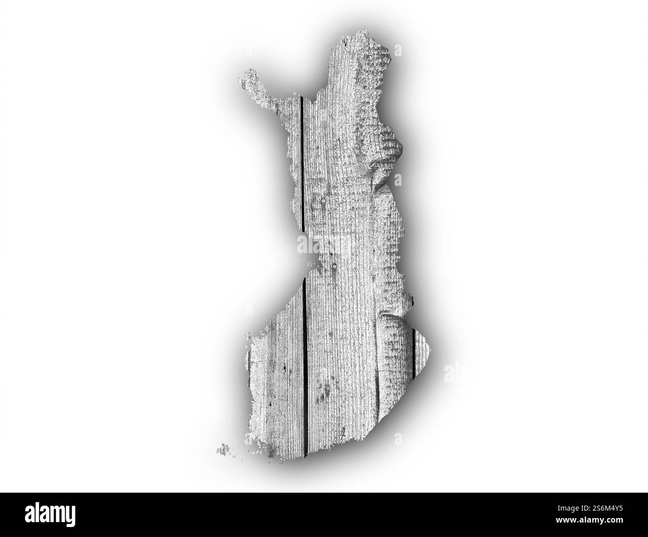 Mappa di Finlandia Foto Stock