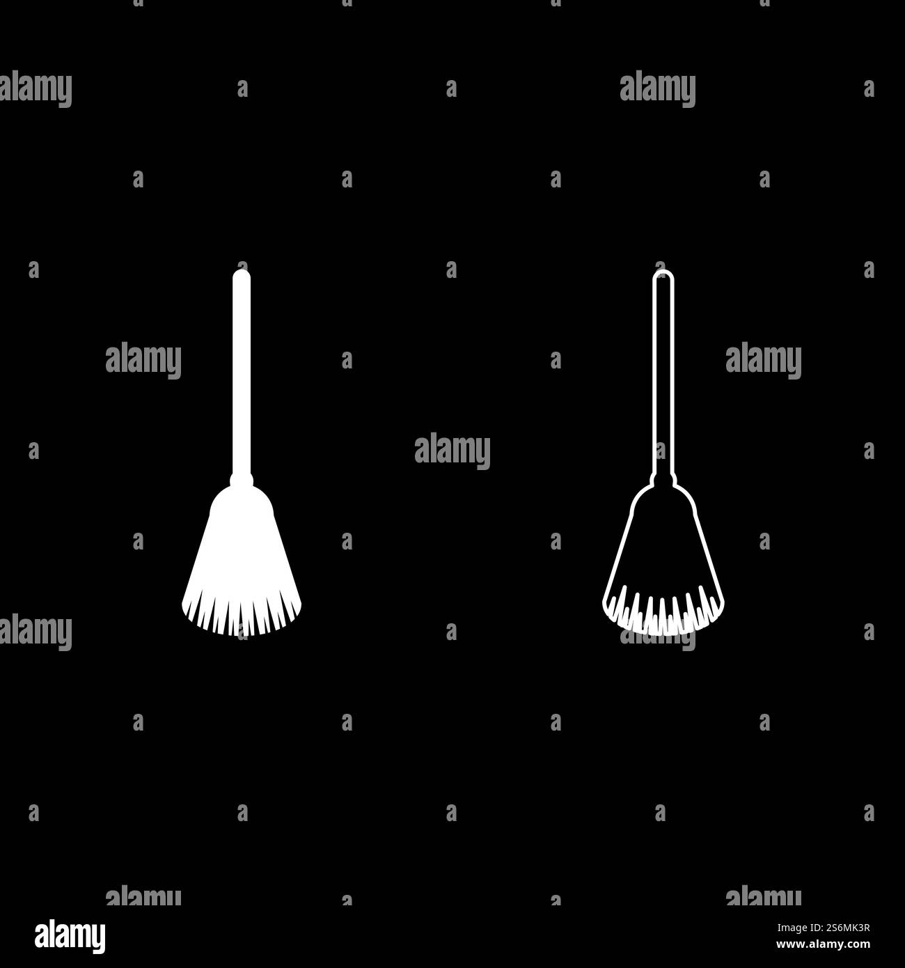 Scopa Besom realizzato con ramoscelli strumento per la pulizia concetto Sweep accessorio Halloween icona colore bianco illustrazione vettoriale stile piatto semplice set di immagini. Scopa Besom in ramoscelli strumento per la pulizia concetto Sweep accessorio Halloween icona colore bianco illustrazione vettoriale set di immagini in stile piatto Illustrazione Vettoriale