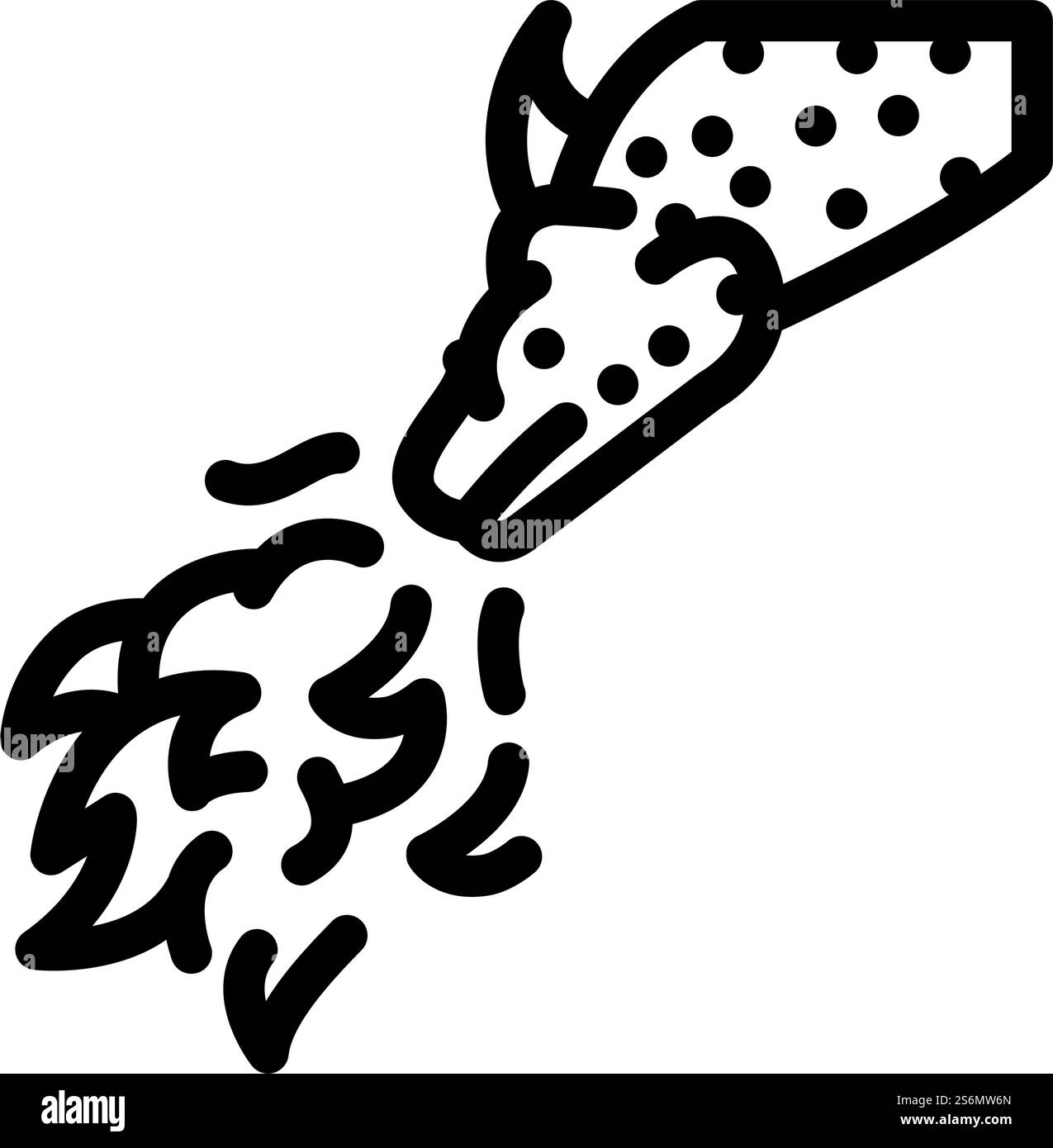 vettoriale dell'icona della linea delle fiabe del drago. simbolo fiabesco del drago. illustrazione nera del simbolo del contorno isolato. illustrazione vettoriale dell'icona della linea delle fiabe del drago Illustrazione Vettoriale