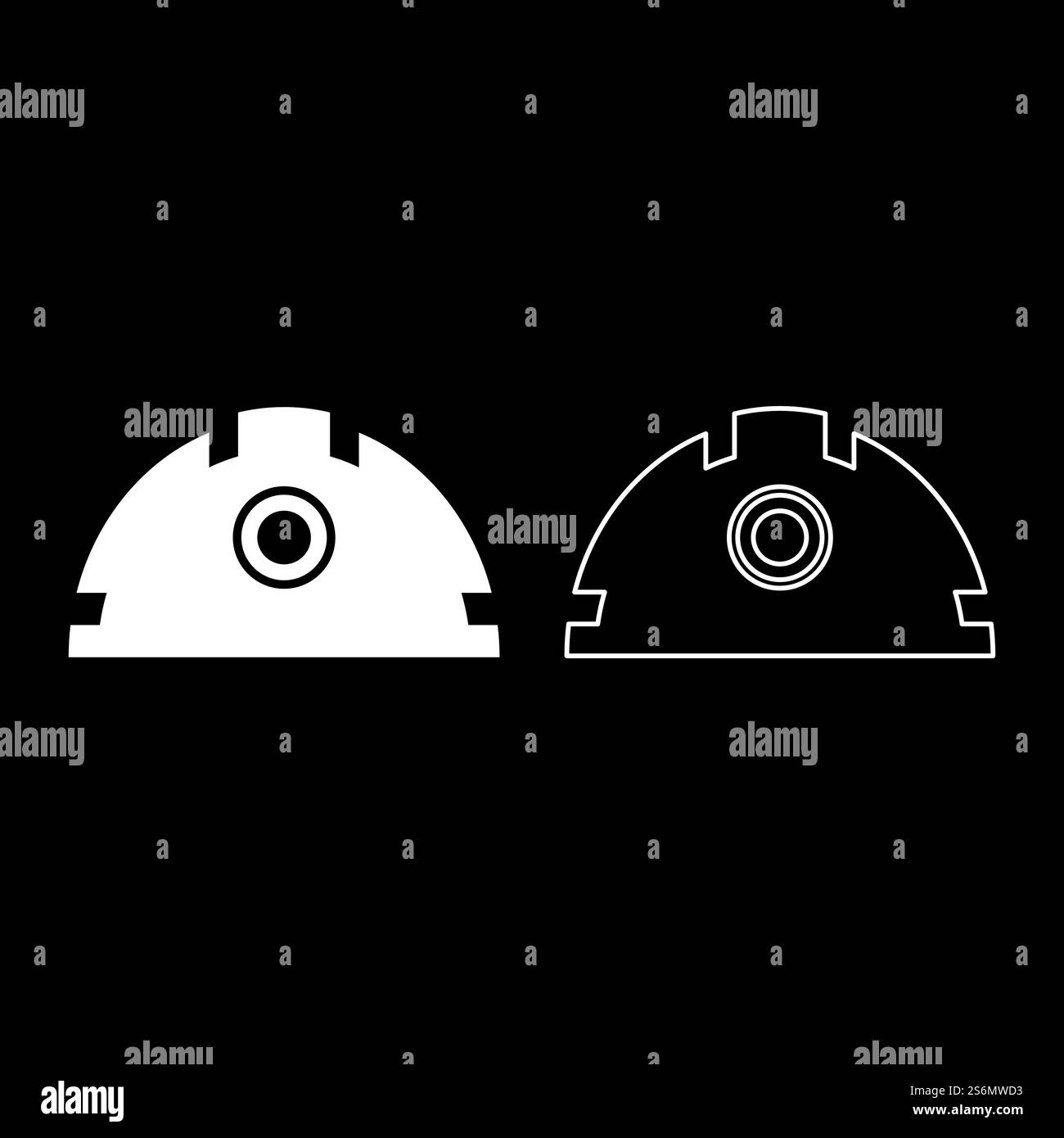 Elmetto per la costruzione icona elmetto di sicurezza colore bianco illustrazione vettoriale stile piatto serie di immagini semplice. Elmetto per la costruzione icona elmetto di sicurezza bianco illustrazione vettoriale di colore piatto set di immagini Illustrazione Vettoriale