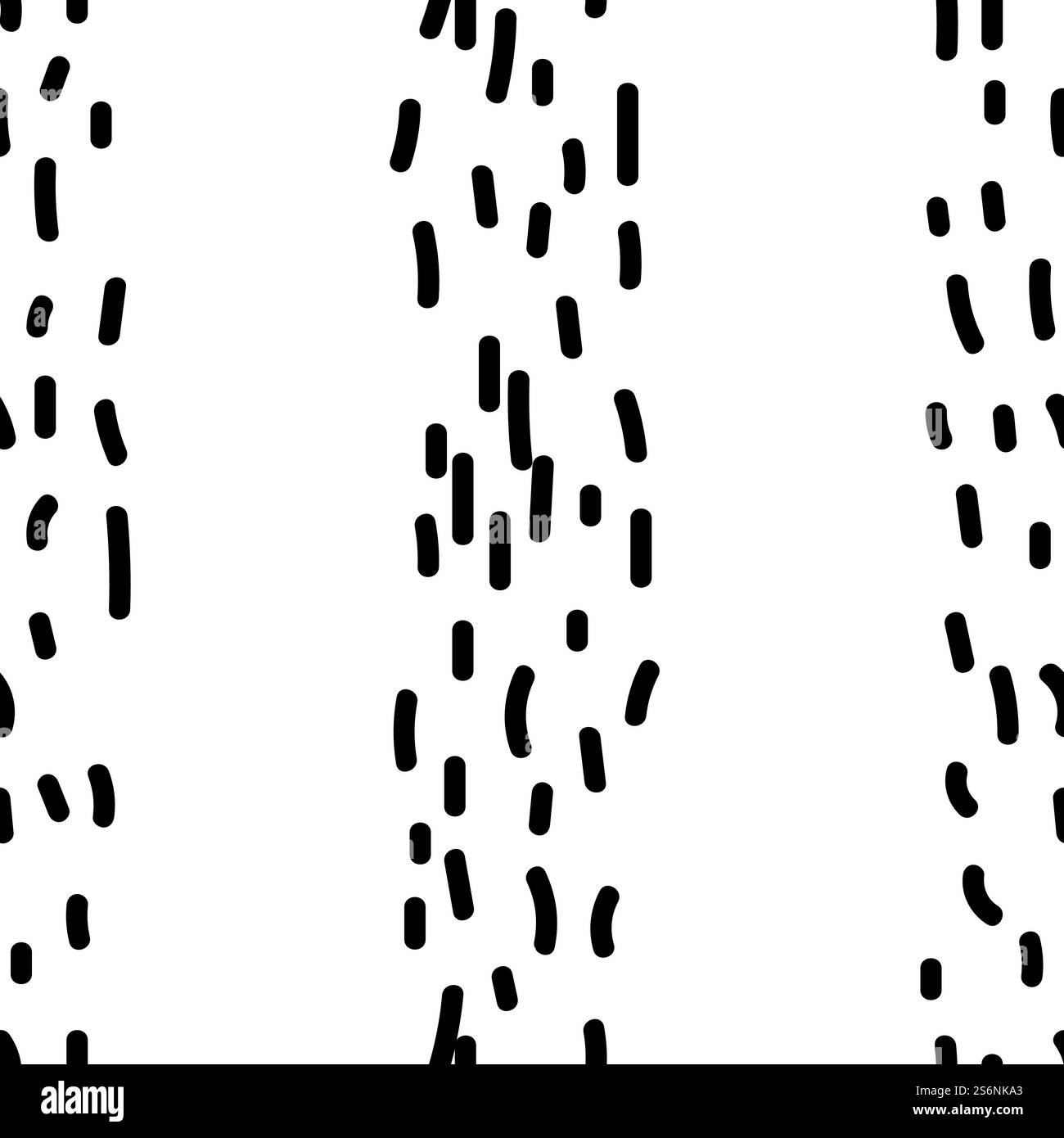 Linee semplici e punti geometrici, tracce astratte o pattern senza cuciture a punti. Sfondo o stampa per l'imballaggio o la carta da parati, tessuto con strisce vintage parallele e ripetibili. Vettore in stile piatto. Tracce astratte o pattern geometrico senza cuciture Illustrazione Vettoriale