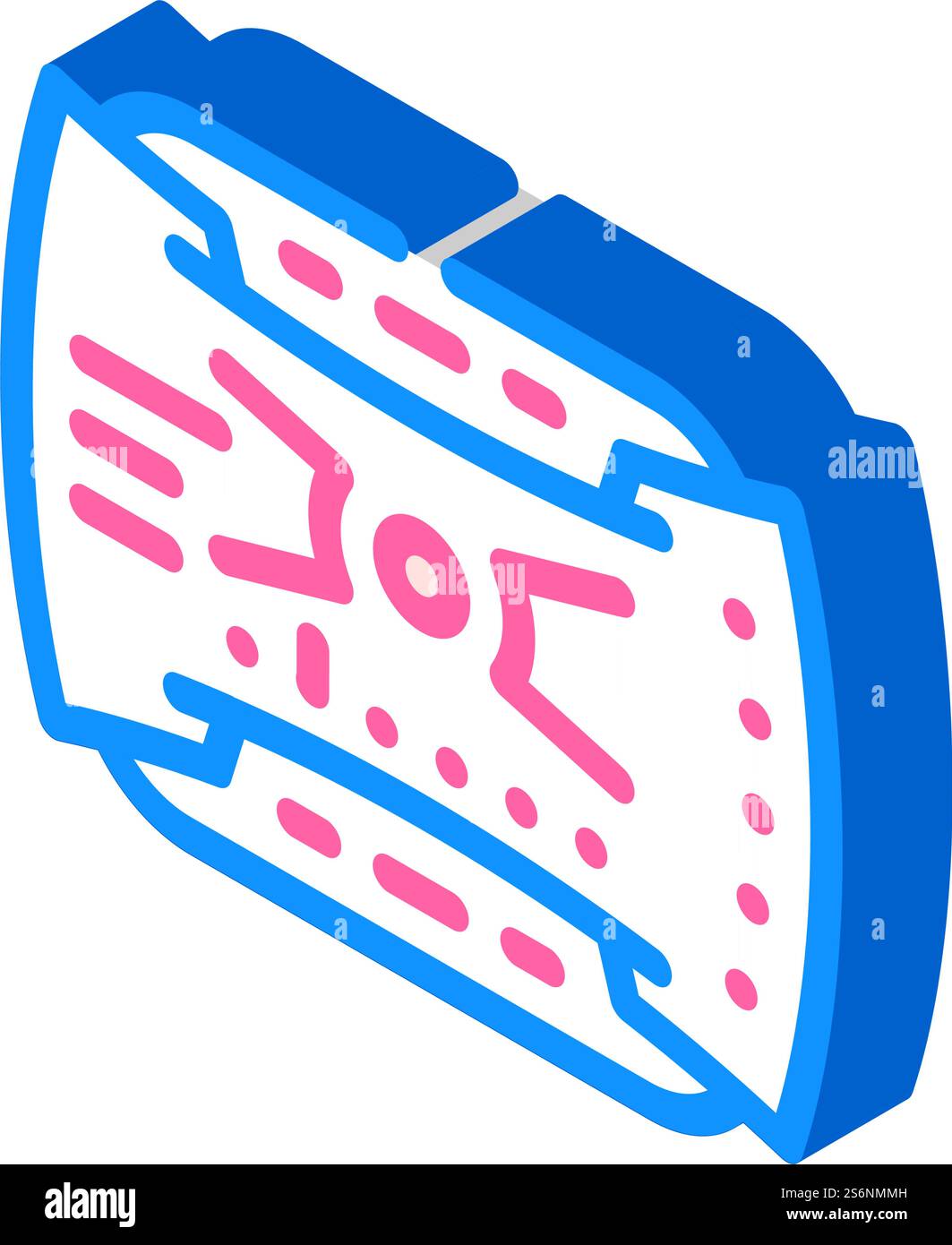 mirino futuristico vettore di icone isometriche. simbolo futuristico del mirino. illustrazione del simbolo isolato. illustrazione vettoriale dell'icona isometrica del mirino futuristico Illustrazione Vettoriale