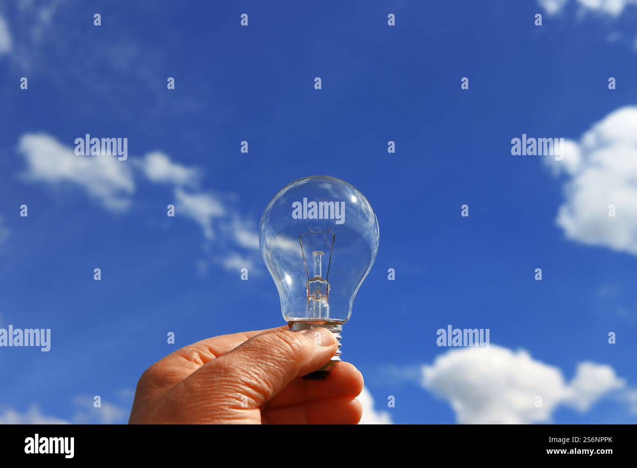 Generazione di energia pulita Foto Stock