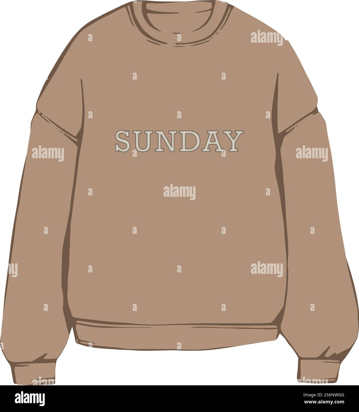 Abiti eleganti per il freddo inverno o autunno, felpa in pile isolata o felpa con cappuccio con iscrizione. Abbigliamento alla moda per uomini e donne, outfit alla moda, abbigliamento unisex. Vettore in stile piatto. Felpa calda in pile, abbigliamento vettoriale con cappuccio Illustrazione Vettoriale