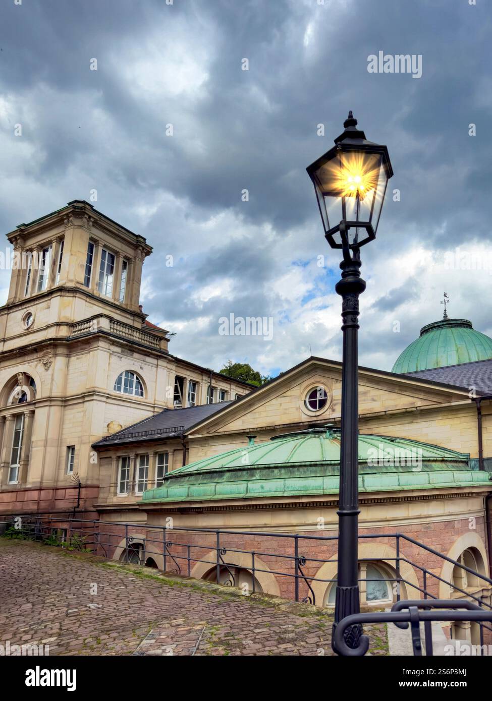 Friedrichsbad, il bagno romano-irlandese nel Bäderstrasse di Baden-Baden, Baden-Würtemberg, Germania, Europa Foto Stock