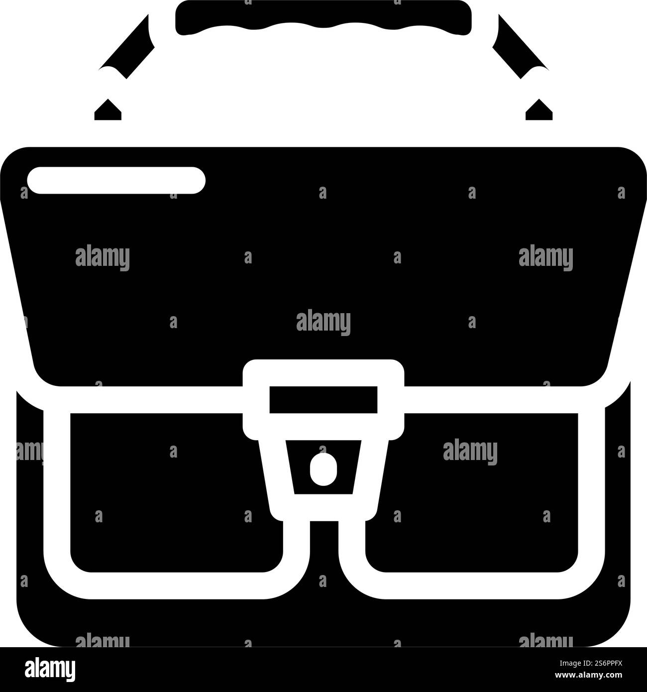 vettore icona glifo file aziendale zip. firma del file aziendale zip. illustrazione nera del simbolo del contorno isolato. illustrazione vettoriale dell'icona del glifo del file aziendale zip Illustrazione Vettoriale