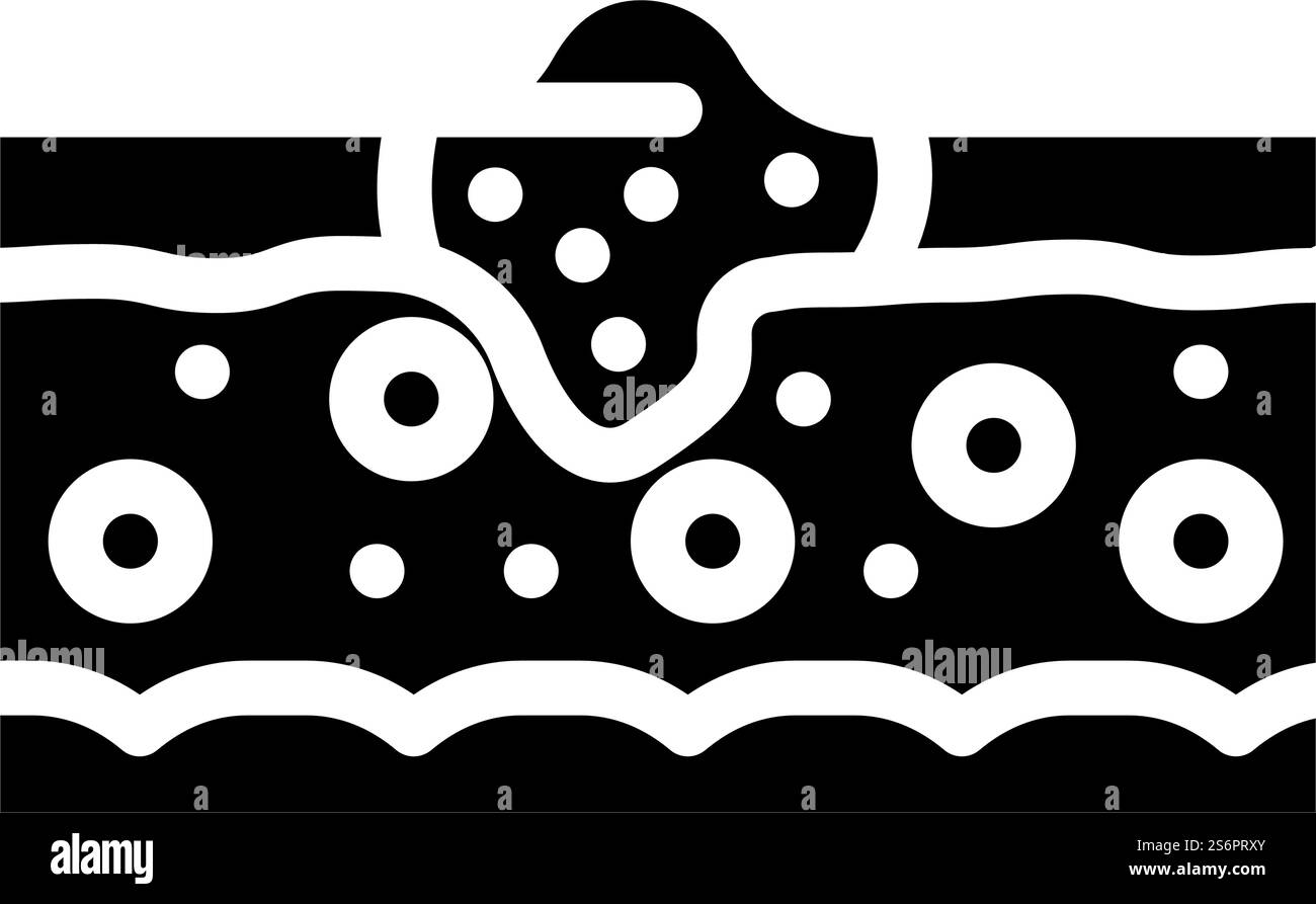 problema astratto malattia della pelle glifo vettore icona. segno di malattia cutanea problema astratto. illustrazione nera del simbolo del contorno isolato. illustrazione vettoriale icona glifo malattia cutanea problema astratto Illustrazione Vettoriale problema astratto malattia della pelle glifo vettore icona. segno di malattia cutanea problema astratto. illustrazione nera del simbolo del contorno isolato. illustrazione vettoriale icona glifo malattia cutanea problema astratto Illustrazione Vettoriale