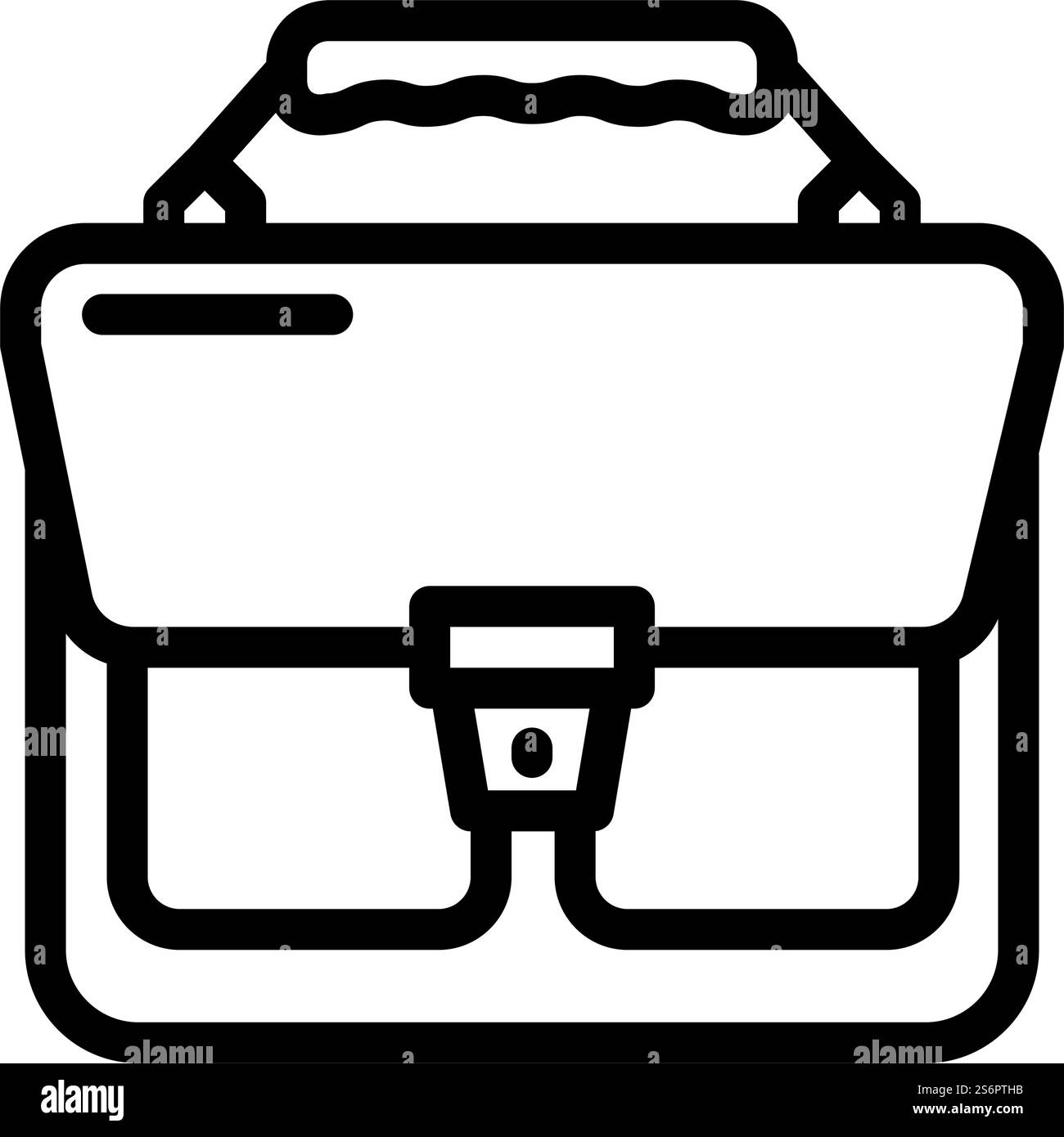 vettore icona riga file aziendale zip. firma del file aziendale zip. illustrazione nera del simbolo del contorno isolato. illustrazione vettoriale dell'icona della riga del file aziendale zip Illustrazione Vettoriale