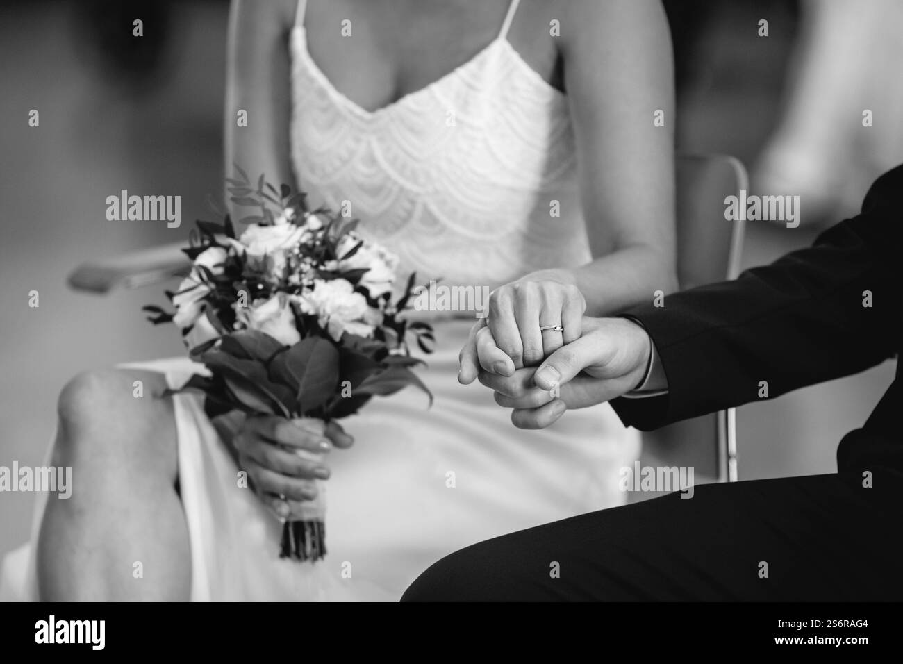 Cerimonia di matrimonio civile Foto Stock