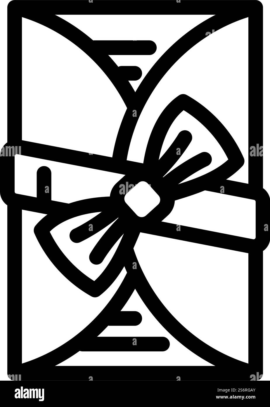 biglietto d'invito al vettore dell'icona della linea del giorno delle nozze. biglietto d'invito al cartello del giorno delle nozze. illustrazione nera del simbolo del contorno isolato. immagine vettoriale dell'icona della riga del giorno delle nozze Illustrazione Vettoriale