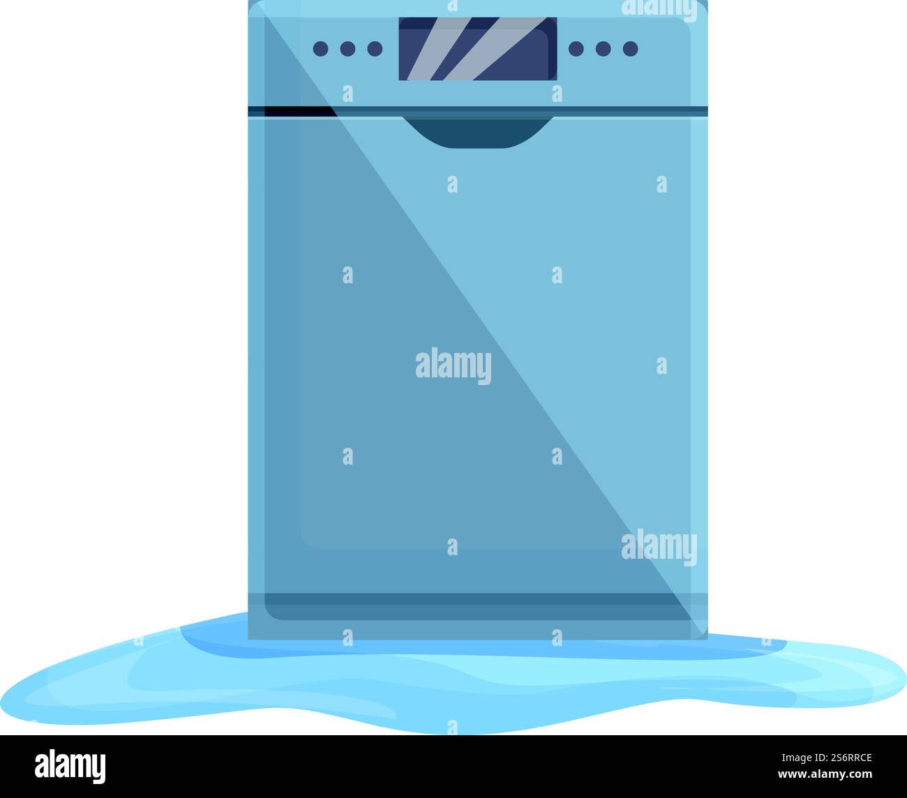 Vettore cartoni animati icona apparecchio piatto. Lavastoviglie da cucina. Lavastoviglie. Vettore cartoni animati icona apparecchio piatto. Lavastoviglie da cucina Illustrazione Vettoriale