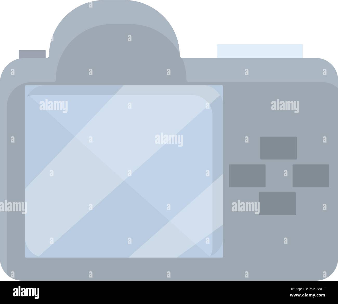 Vettore cartoni animati icona videocamera. Streaming live. Creatore di vlogger. Vettore cartoni animati icona videocamera. Streaming live Illustrazione Vettoriale