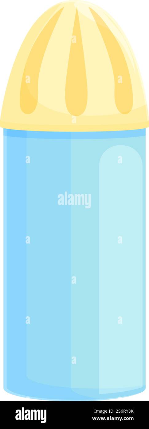 Icona del flacone di panna da latte vettore cartoni animati. Acquista il prodotto. Ghiaccio di vaniglia. Icona del flacone di panna da latte vettore cartoni animati. Acquista il prodotto Illustrazione Vettoriale