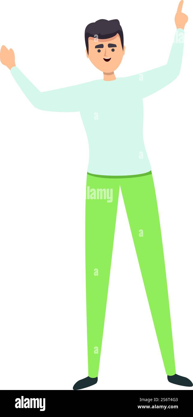 Vettore cartoni animati icona altoparlante podio. Uomo d'affari. Carattere delle persone. Vettore cartoni animati icona altoparlante podio. Uomo d'affari Illustrazione Vettoriale