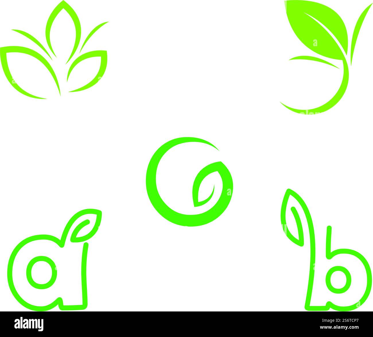 Foglio con lettera iniziale Illustrazione Vettoriale