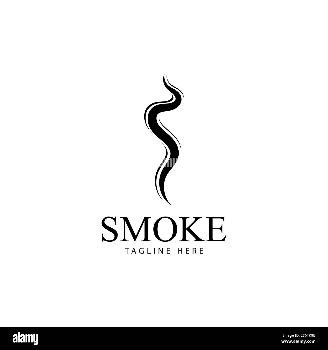 Illustrazione del logo dell'icona del vapore di fumo isolata su sfondo bianco icone di vaporizzazione dell'aroma. Odori, icona della linea vettoriale, odore caldo, odore odore o vapori Illustrazione Vettoriale