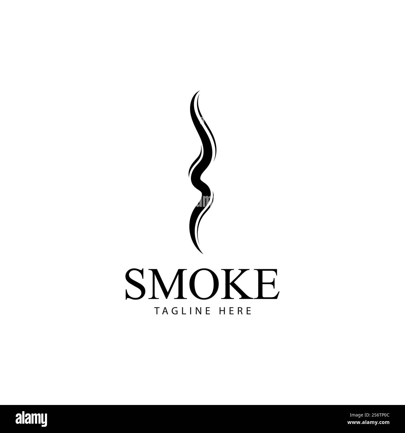 Illustrazione del logo dell'icona del vapore di fumo isolata su sfondo bianco icone di vaporizzazione dell'aroma. Odori, icona della linea vettoriale, odore caldo, odore odore o vapori Illustrazione Vettoriale