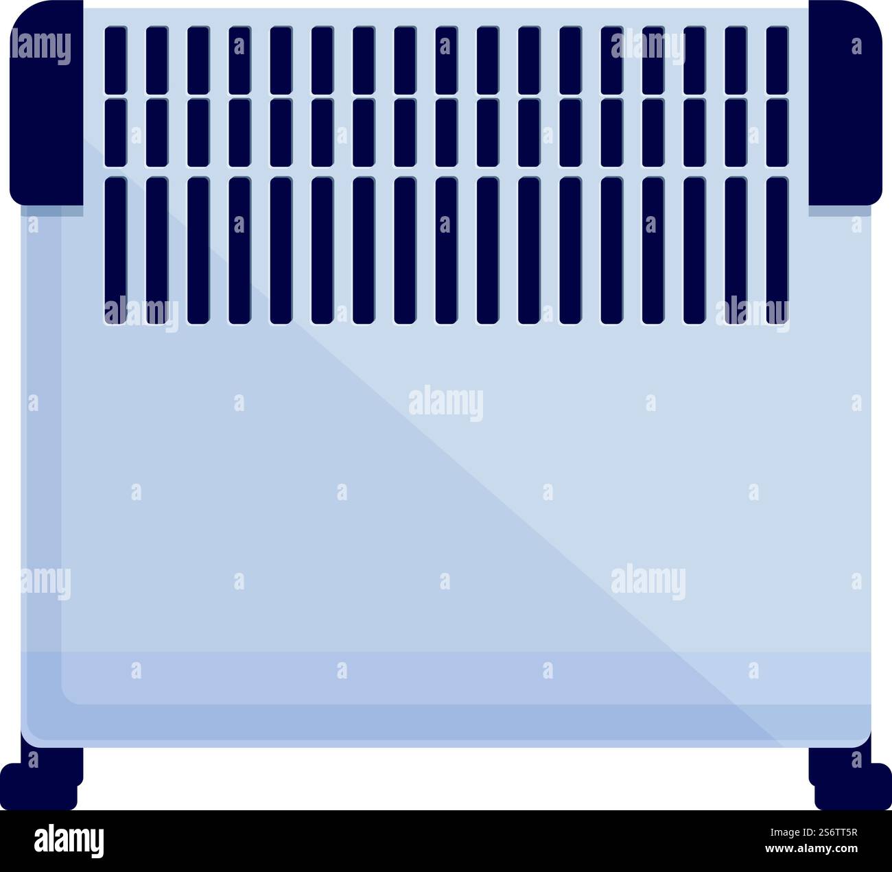 Icona del convettore termico vettore del cartone animato. Riscaldatore elettrico. Pannello sala. Icona del convettore termico vettore del cartone animato. Riscaldatore elettrico Illustrazione Vettoriale
