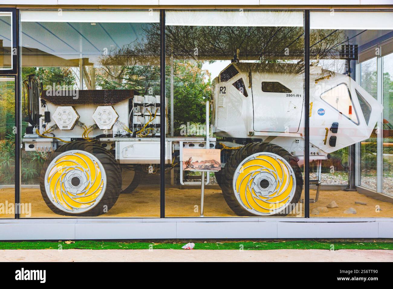 Giordania, Medio Oriente, Amman, Museo reale dell'automobile. Il Rover Marte di Marte di Marte Foto Stock