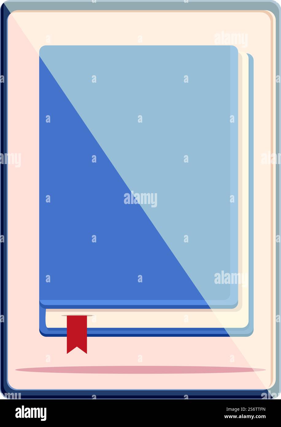 Vettore cartoni animati icona libro online. Lettura digitale. Archiviazione archivio. Vettore cartoni animati icona libro online. Lettura digitale Illustrazione Vettoriale