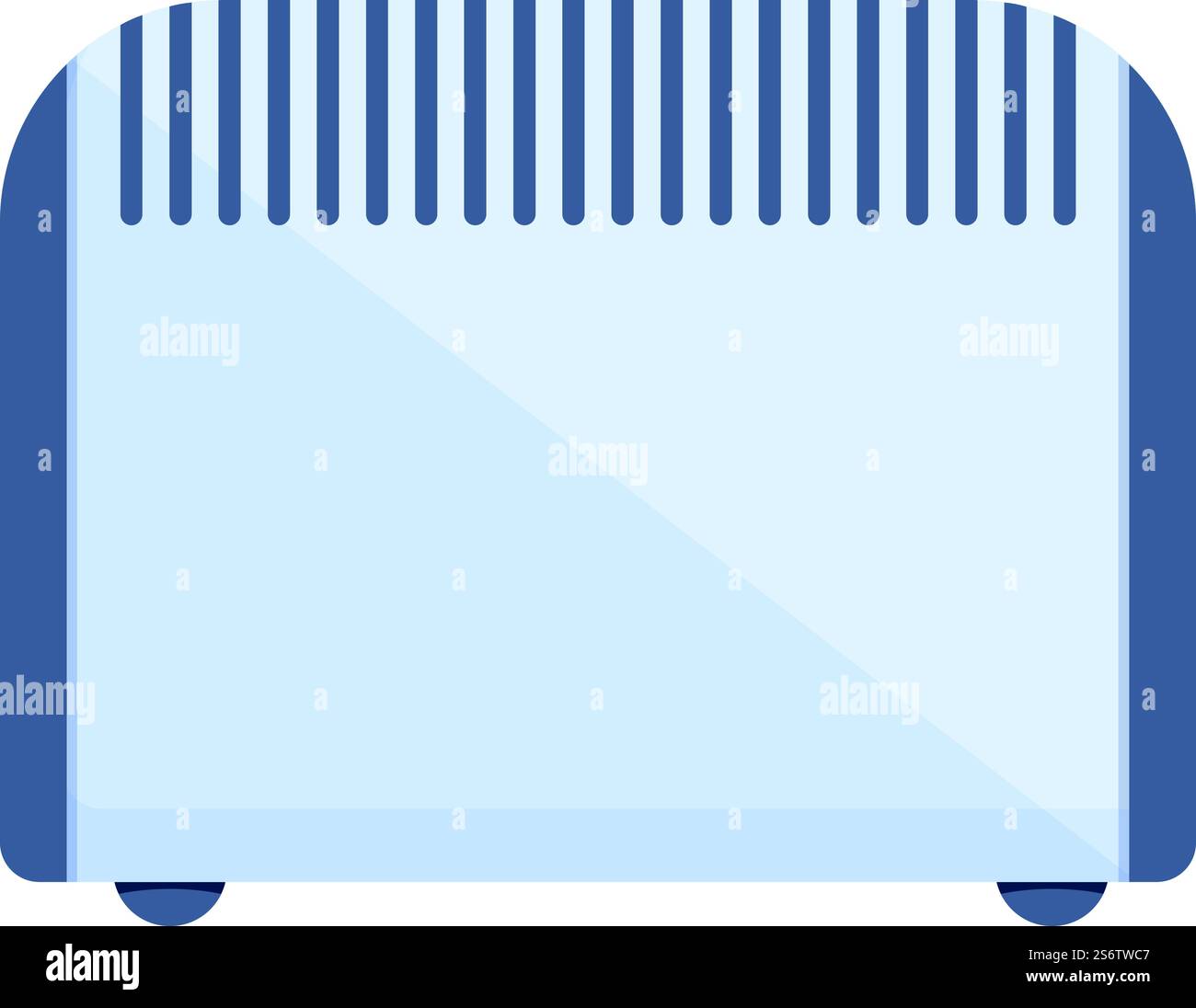 Vettore cartoni animati icona riscaldatore elettrico. Parete della stanza. Gas riscaldato. Vettore cartoni animati icona riscaldatore elettrico. Parete della stanza Illustrazione Vettoriale