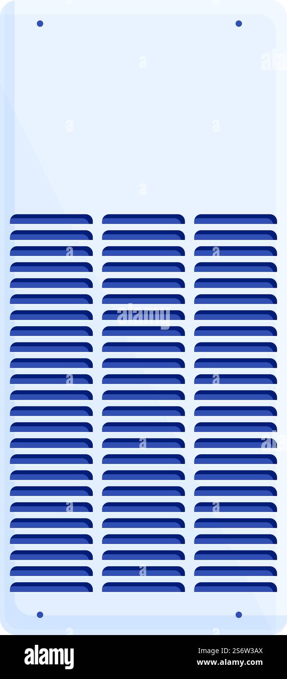 Vettore cartoni animati icona supporto riscaldatore. Riscaldare a casa. Pannello centrale. Vettore cartoni animati icona supporto riscaldatore. Riscaldare a casa Illustrazione Vettoriale