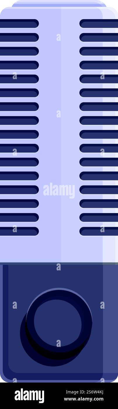 Vettore cartoni animati icona convettore verticale. Camera elettrica. Parete riscaldante. Vettore cartoni animati icona convettore verticale. Camera elettrica Illustrazione Vettoriale