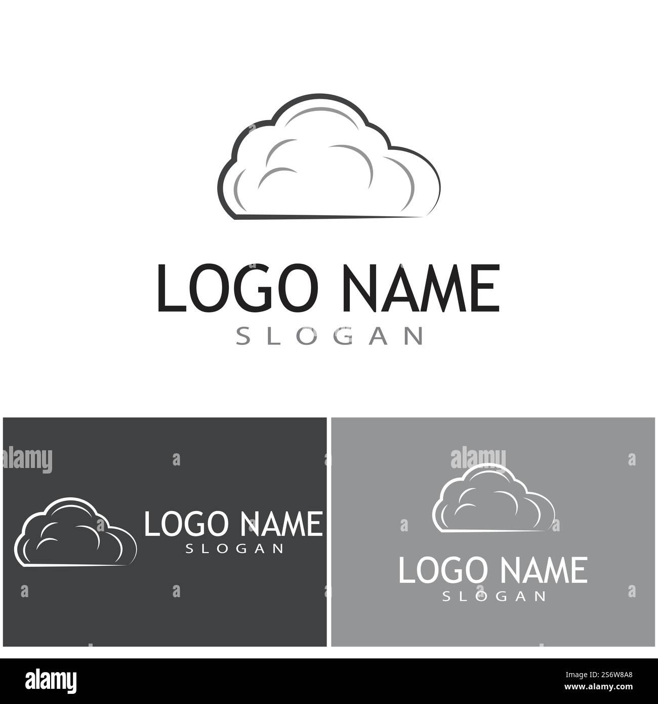 Modello di cloud icona vettore illustration design Illustrazione Vettoriale